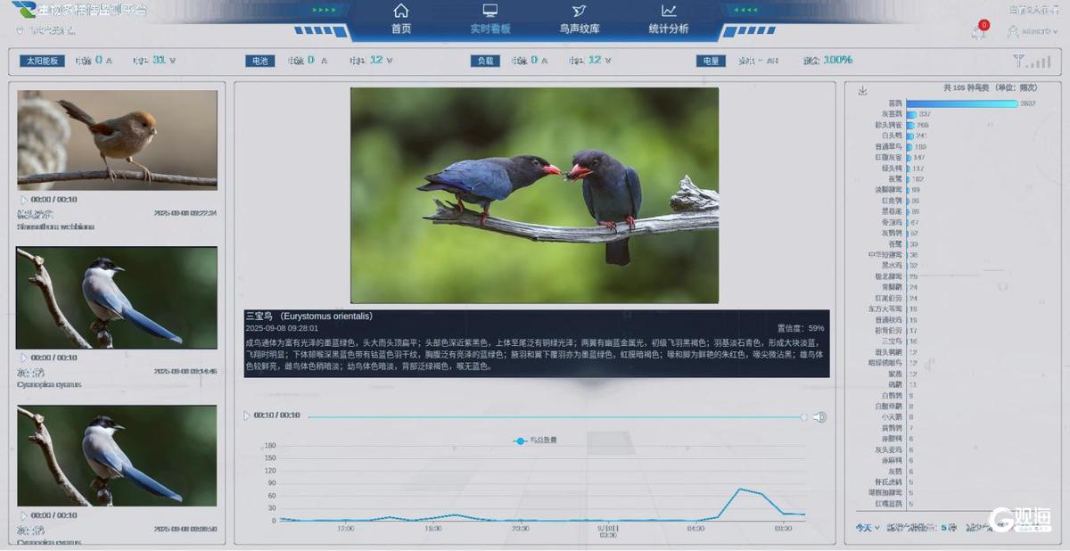 首次采用声纹技术“听声识鸟”！青岛试点投用全新鸟类智能监测系统(图1)