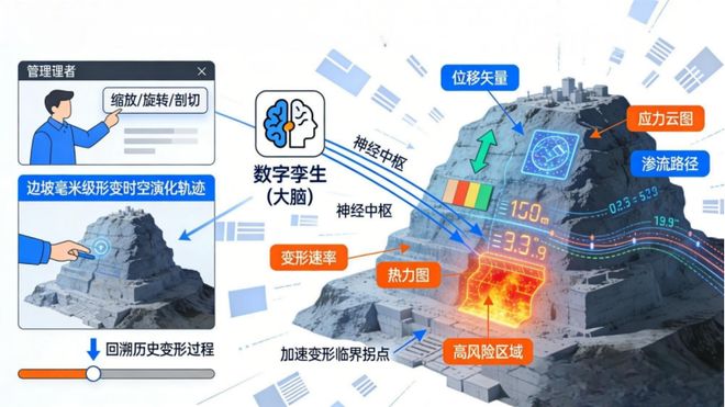 矿山边坡监测的三维可视化革命：从“数字孪生”到“风险先知”(图2)